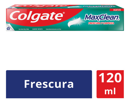 Pasta Dental Colgate Max Clean 120 Ml, Caja Con 24 Piezas 