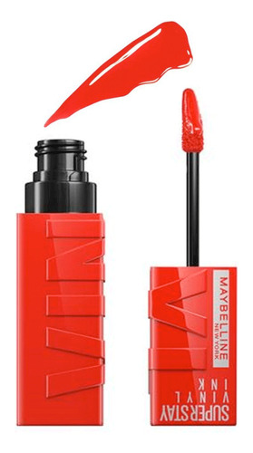 Maybelline Labial Superstay Vinyl Redhot 