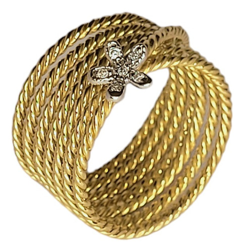 Anel H.stern My Colletion Ouro 18k Com Diamantes Brilhantes