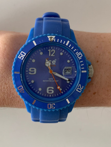 Reloj Ice Watch Azul Oscuro Usado Que Parece Nuevo