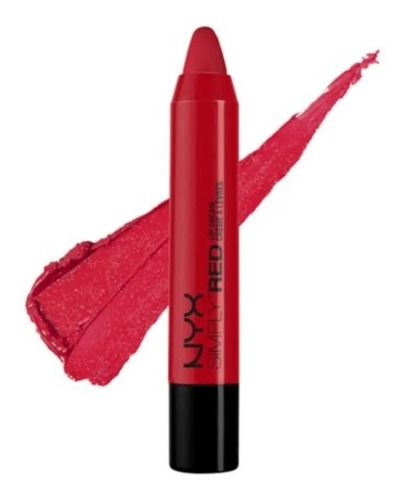 Nyx, Líp Cream  Simple Red ,color 05 Seduction, Import.usa