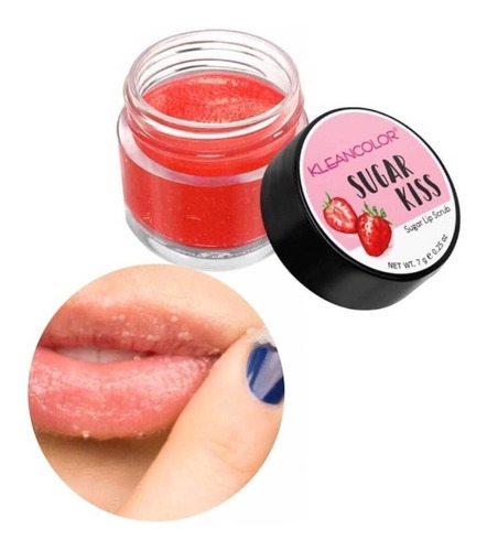 Exfoliante Labial Scrub Sugar Kiss Kleancolor 