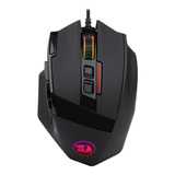 Mouse Gamer De Juego Inalámbrico Redragon  Sniper M801 Rgb Negro