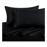 Fundas Para Almohada Elegance X 2 Unidades 50x70 Cm Negro