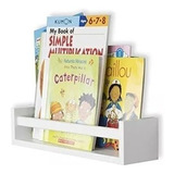  Prateleira 50cm Branco Livro Revista Infantil Parede