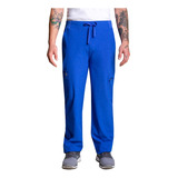 Pantalón Hombre Scorpi S.stretch Azul Rey Uniformes Clínicos