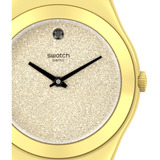 Reloj Swatch Azulia Ylg148gg Dorado Acero Inoxidable Mujer