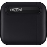 Disco Sólido Ssd Portátil Crucial X6 De 2 Tb Hasta 540 Mb/s Color Negro