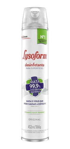 Desinfetante Lysoform Original Superfícies 432ml