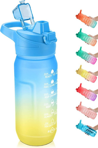 Botellas De Agua Motivacional 1l