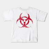 Remera Blanca Resident Evil Village Game Bichos A16