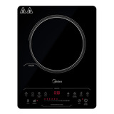 Cooktop 1 Boca De Indução Midea Cyad11 Portátil Preto 110v