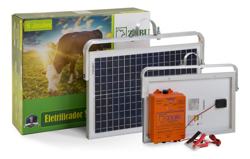 Eletrificador Cerca Elétrica Solar Zebu Zs120i 120km Choque