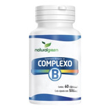 Complexo B 500mg B1 B2 B3 B5 B6 B9 B7 B12 60 Cápsulas