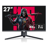 Monitor Para Juegos Koorui De 27 Pulgadas 1440p, 144 Hz, Va,