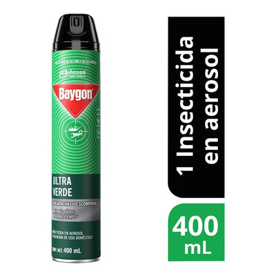 Insecticida Ultra verde Aerosol Hogar 400ml BAYGON | MercadoLibre