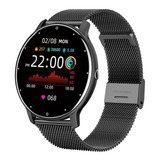 Smartwatch Lige Bw0223 1.28  Caixa 45mm  Black, Pulseira  Black Mesh