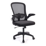 Cadeira De Escritório Femmto Bm001 Ergonômica  Preta Com Estofado De Mesh Y Nailon