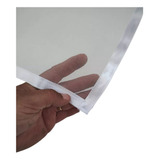 4 Un Tela Mosquiteiro Fibra De Vidro Velcro Branca 1,20x1,20