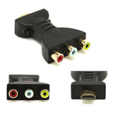 Adaptadores De Áudio De Vídeo Hdmi Para 3 Rgb Rca Banhados A