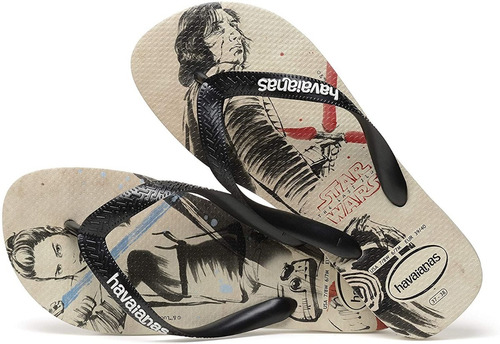 Sandalias Havaianas Modelo Star Wars (blanco)