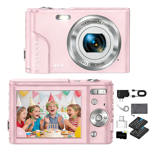Cámara Digital 1080p Fhd Video Audio Webcam Principiante | Envío gratis