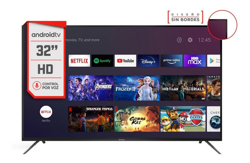 Smart Tv 32 Hitachi Le32smart19 Android Frameless Oficial