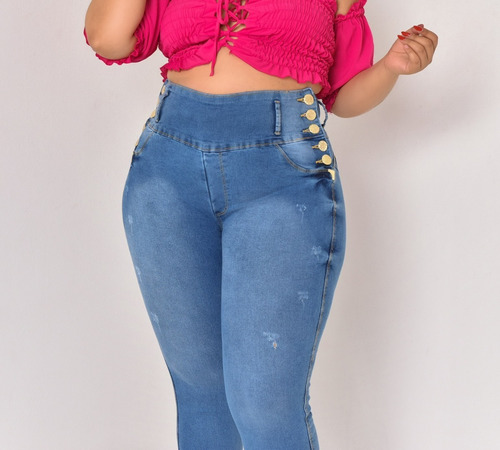 Calça Tamanho Maior Plus Size Mulher Roupa Feminina Lycra