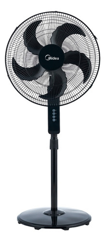 Ventilador De Pedestal 18   Negro  Power Cool - Midea