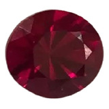 Rubí 3.60 Ct Natural Corte Redondo Rojo Mozambique   