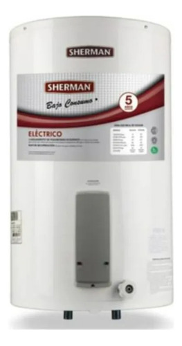 Termotanque Sherman Tecc055eshk2 Eléctrico De Colgar 55l