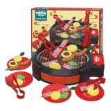 Juego Parrilla Asardor Accesorios Bbq Simulacion Cocina Niño