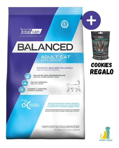 Vital Can Balanced Adult Cat X 7.5 Kg + Envio Gratis