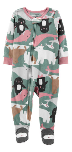 Carters Pijama Osito Polar Niñas 2t A 5t