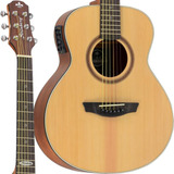 Violão Mini Jumbo Elétrico Strinberg Sm200 Ns Natural Fosco