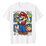 Super Mario Yoshi Toadstool Donkey Kong Box-up Camiseta