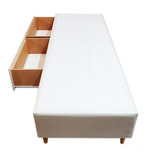 Cama 1 Plaza Y 1/2 100 X 200 Cm Con 2 Cajones Entrega S/c*