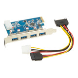 Visiontek 4 Port Usb 3.0 Pcie Internal Card - 900544