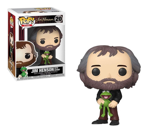 Funko Pop! Icons: Henson - Jim Henson Con Rana Rene - Kermit