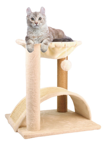 Catzy H Rascador Curvo Para Gato 42cm Mueble Casa Arbol Cat