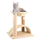 Catzy H Rascador Curvo Para Gato 42cm Mueble Casa Arbol Cat