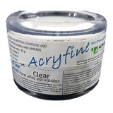 Gel Construcción Acryfine X30g Uñas Esculpidas Acrilab Clear