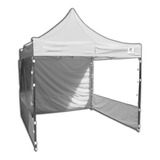 Carpa Gazebo 02 A Plegable 3x3 Hierro Alfa Con 3 Paredes