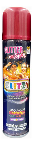 Glitter Brilho Para Cabelo Corpo E Roupas Cobre Spray 150ml