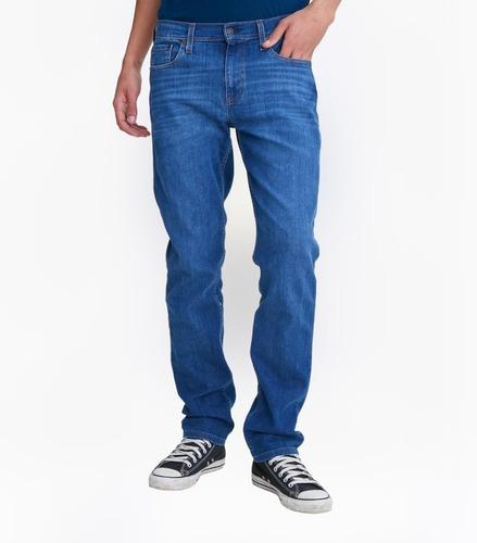 Pantalón Levis De Hombre 511 Slim Color Azul Gastado
