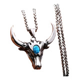 Collar Craneo De Toro Vaca Vaquero Animal Vikingo Hombre