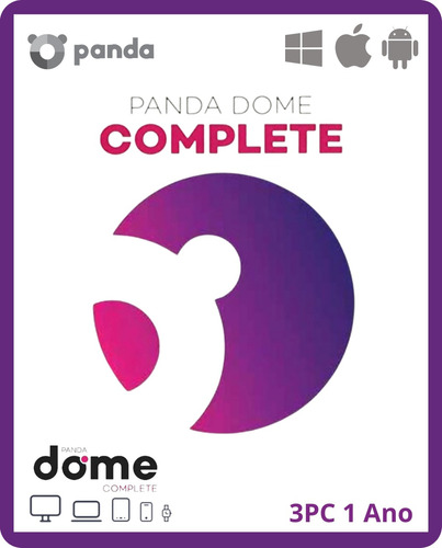 Panda Antivirus Dome Complete - 1 Ano 3 Dispositivos