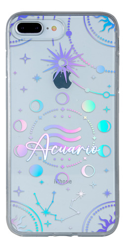 Funda Para iPhone Uso Rudo Para Mujer Signo Zodiaco Acuario