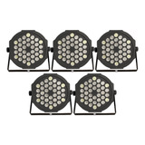 Kit 5 Canhão Refletor 36 Leds 3w Branco Quente E Branco Frio