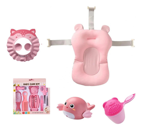 Kit De Accesorios Para Bañera, Baño De Bebé, Cojin Hamaca